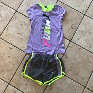 Puma girls soccer outfit